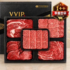 투뿔 1++ 특수부위 한우선물세트 구이용 1kg, 1개