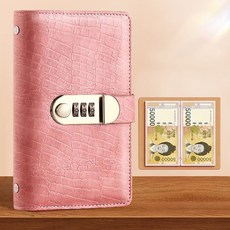 바이앤뷰 현금 바인더 수납 다이어리, 1개, 핑크
