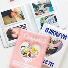 포토카드 수납앨범 반려 트레이딩 카드 보관 정리 인디핑크 1단, 상세페이지 참조, 2-콜렉트북1단-쿨키드