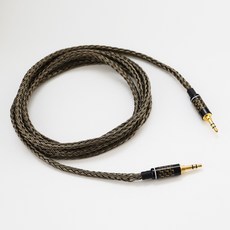 川木 AUX 3.5mm 公對公 7N單晶銅鍍銀 W168 對錄線 車載手機電腦耳機音響 音頻線 音訊線, 無, 1個