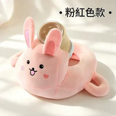 嬰幼兒餵奶枕 寶寶自助喝奶哺乳枕 藍色小熊, 手握款餵奶枕 粉色兔耳朵