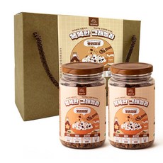 정연 똑똑한 그래놀라 선물세트 오리지날 천연메이플버터맛, 460g, 1박스