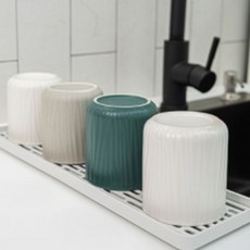 디딕 좁은 공간 활용 물빠짐 트레이, 1개, 연한 그레이, 1단