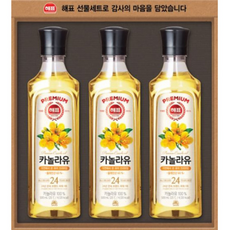 고급유3호 식용유선물세트 명절선물세트 카놀라유 고급유선물세트 식용유세트사조해표 기름세트, 1개