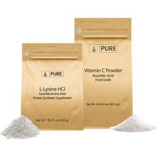 피부 영양 바이러스 증식 오리지널 성분 비타민 C L라이신 HCL 번들 비유전자 증균제, 1개