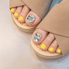 잇템샵 기획상품 바캉스 베스트 인조발톱 패디팁, 1개, 옐로시트린