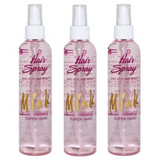 이브셀 밍크 헤어 스타일링 스프레이 (슈퍼하드), 265ml, 3개