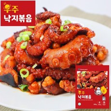 우주 낙지볶음 300g (1팩) 양념 낙지 캠핑 간편조리 밀키트 낙지볶음, 1개