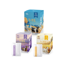 來福與旺財 羊之甘露 寵物羊奶飲 頂級純羊乳 葉黃素 牛磺酸 靈芝多醣體 葡聚醣 海藻精華 犬貓適用 30毫升x10包, 10個, 30 毫升/包, 十二入免運組