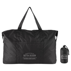 樂天掃貨必備行李袋 旅行袋 旅行包 旅行收納包 可折疊防潑水托運袋, 1個, 【現貨】黑色 M 號  輕巧派 隨身帶