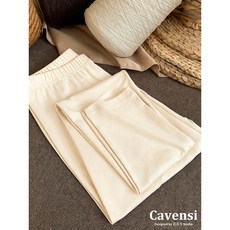 Cavensi 超柔軟面料保暖刷毛內搭褲 打底褲 髮熱褲 九分褲