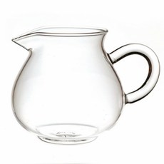 중국상서공예 원형 유리 숙우 380ml 보온보냉주전자, 1개