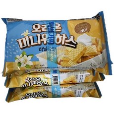 오리온 미니웨하스 바닐라맛 68g 3개입, 10세트, 204g