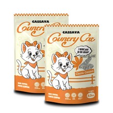 컨트리캣 카사블랙 카사바 고양이 모래, 무향, 2개, 4.5kg