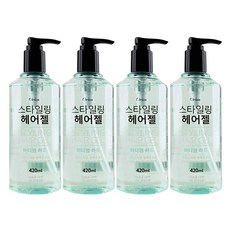 오릭스 스타일링 헤어젤, 420ml, 4개