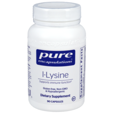 Pure Encapsulations L-리신 캡슐, 기본, 1개, 90정