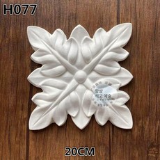 금성여자 벽면인테리어 접착식 붙이는 화이트 벽장식, h077 20cm, 기본 향