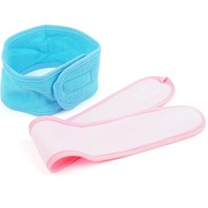 팥들 잔머리헤어밴드 샤워밴드, 블루