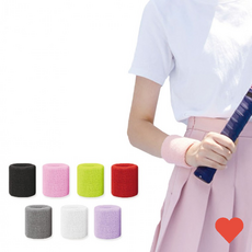 보호용품 배드민턴 테니스 손목 아대 11cm, 레드