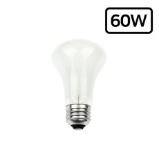 번개표 크립톤전구 60W 불투명 E26 베이스, 60W불투명(E26)전구색(노란빛), 3개