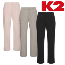 [매장발송] K2 여성 카고 바지 봄 여름 초냉감 얼음실 시원하고 편한 캐주얼 스트레이트핏 기능성 팬츠 일상 외출 등산 캠핑 골프 산행 여행 낚시 운동 스포츠 아웃도어 하의