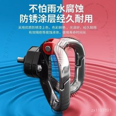 臺南出貨 電動車掛鈎 騎車購物收納 外賣免打孔防腐防銹款 電瓶自行車專用配件 G 0 3, 1個, 黑色-閉口雙爪-1個裝【經久耐用】,【防水防銹】