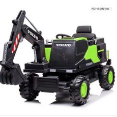 원격조종 포크레인 전동카 원격 전기 기본형 제어 굴착 레몬색 암 수동팔+전동 유아 볼보, 힘, 고급 녹색 전기 발굴   암+원격 제어 구동, 1개