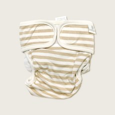 베이비앙 오가닉 기저귀커버(신생아용), 스트라이프