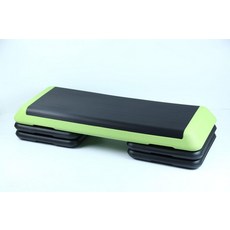 스텝박스 발바꾸기 운동 지지대 박스 초록색 발판 발받침, 110cm 4지지대 프룻그린 블랙 지지대