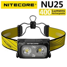 나이트코어 NU25 UL 헤드랜턴 헤드램프 400루멘 USB-C 충전 방수 NITECORE, 01 NEW NU25, 1개