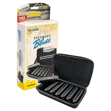 Hohner Accordions Hohner Harmonica Piedmont Blues 7 하모니카 팩 케이스 포함 스테인리스 스틸 (PBH7), Hohner Accordions Hohner Harmo