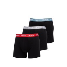 휴고 로고 웨이스트밴드 복서 브리프 3팩 세트