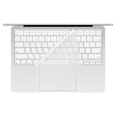 맥북네오투명키스킨 A3404 전용 클리어 TPU 그레이픽스 키보드 커버, 1개, 투명/512G  전용