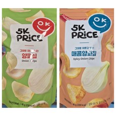 5k프라이스 양파칩 40g + 매콤양파칩 40g 각 1개씩