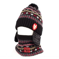 WINGHOUSE 鋼鐵人防寒針織帽+圍脖 MV0595