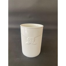 東昇瓷器餐具 浮雕花筷筒, 1個, 小款浮花直徑8.5cm高11cm