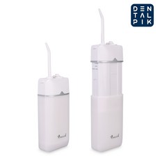 덴탈픽 DP-1700K 휴대용 셀프 구강 세정기 물치실 치석 제거, 화이트 [LB205]