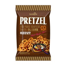 프리첼과자 맥주안주 미니프레첼 볶음양념맛 삼진프리첼 인간사료, 70g, 1