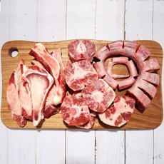 프리미엄 한우 꼬리반골 1kg 푹 끓인 꼬리곰탕 갈비찜 재료