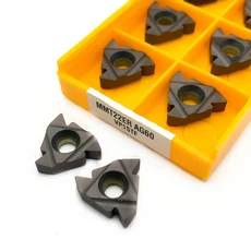 MMT22ER AG60 VP15TF UE6020 카바이드 인서트 절삭 공구 나사 선반 CNC 터닝, [01] 10PCS(1BOX), [01] MMT22ER AG60 VP15TF