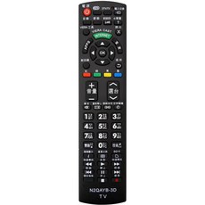 Panasonic 電視遙控器, 1個, N2QAYB-3D