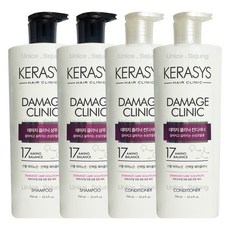 애경 케라시스 데미지 클리닉 샴푸 2 + 린스 2, 4개