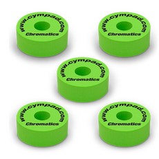 【誠逢國際】台灣總代理 CYMPAD Chromatic 高密度泡棉 銅鈸減震墊圈, 綠（5入組）CS15/5-G, 1個