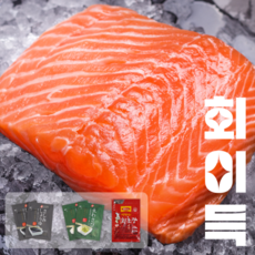 회이득 노르웨이 생연어 필렛 생 연어 1kg 500g 회 초밥 스테이크 구이 횟감, 1개