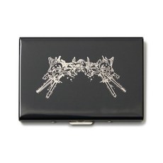 NOMANUAL A.W METAL WALLET - BLACK 112312