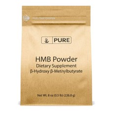 퓨어 하이드록시 메틸부티레이트 파우더 PURE ORIGINAL INGREDIENTS HMB, 227g, 1개