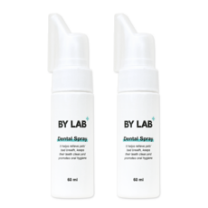 바이랩 덴탈 스프레이 강아지 구강 입냄새 치석 제거 뿌리는 치약, 60ml, 2세트