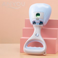 애완동물 휴대용 외출 똥 줍는 대변기 애완동물 변기 줍는, 1개, 파란색