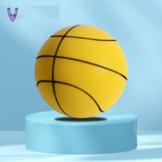 사일런트 농구공 주황, 노랑, 1개