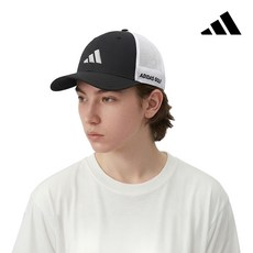 아디다스 남성 매쉬 골프 모자 스포츠 모자 캡, 1개, 3636 블랙